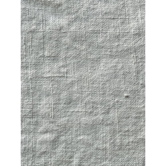 Linen Tablecloth With Blue Willow Design Cross Stitch Cream & Blue 48.75x64 VTG - Picture 8 of 16